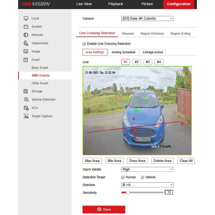 HIKVision Four Camera CCTV Kit with 6MP IP DarkFighter Cameras