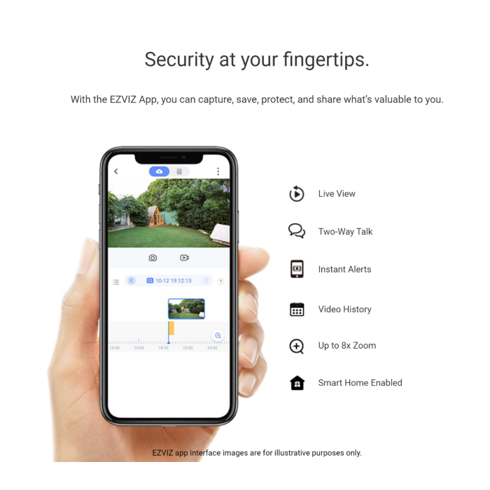 EZVIZ DB2 Pro Battery-Powered 2K Video Doorbell