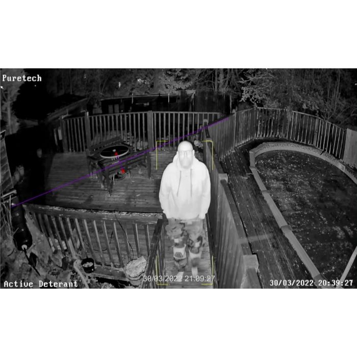 TURVIP4C-AD-FW Viper 4MP AI Active Deterrent Network Fixed Lens Turret Camera