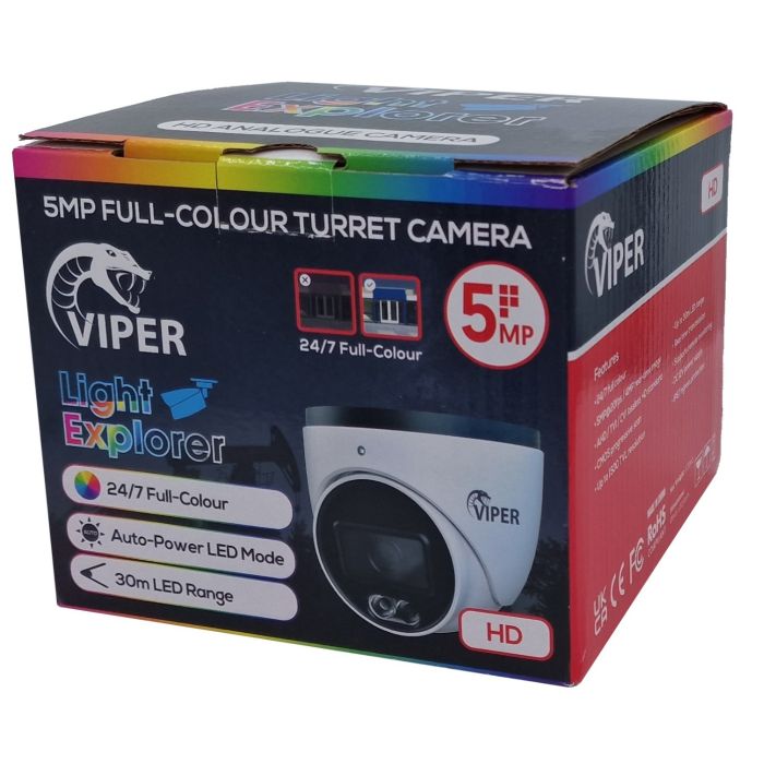 TURVIP-5COL-HD-FW CVI Analogue Coax Full-Colour Turret Camera