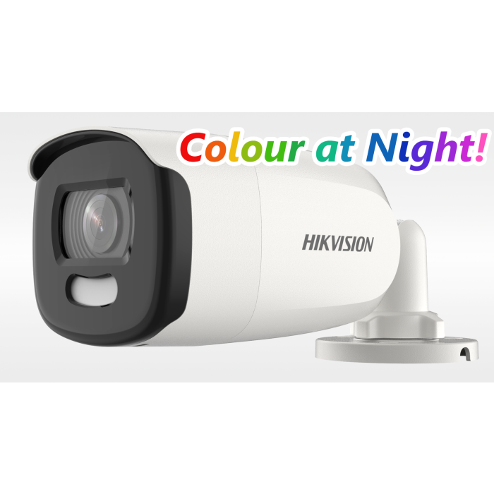 DS-2CE12HFT-F28 5MP ColorVu Fixed Turbo Bullet Camera with Colour At Night