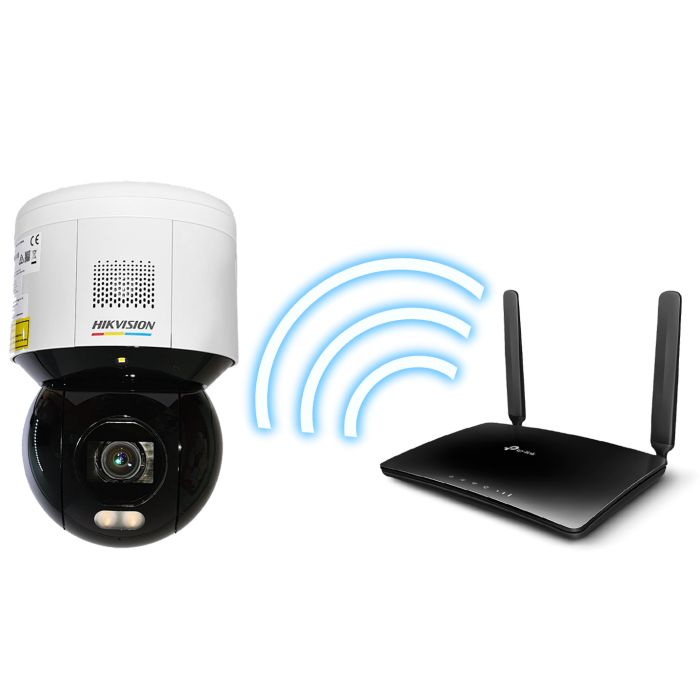 HIKVision Cow Calving PT Colour-at-Night ColorVu 4G Router Camera Bundle