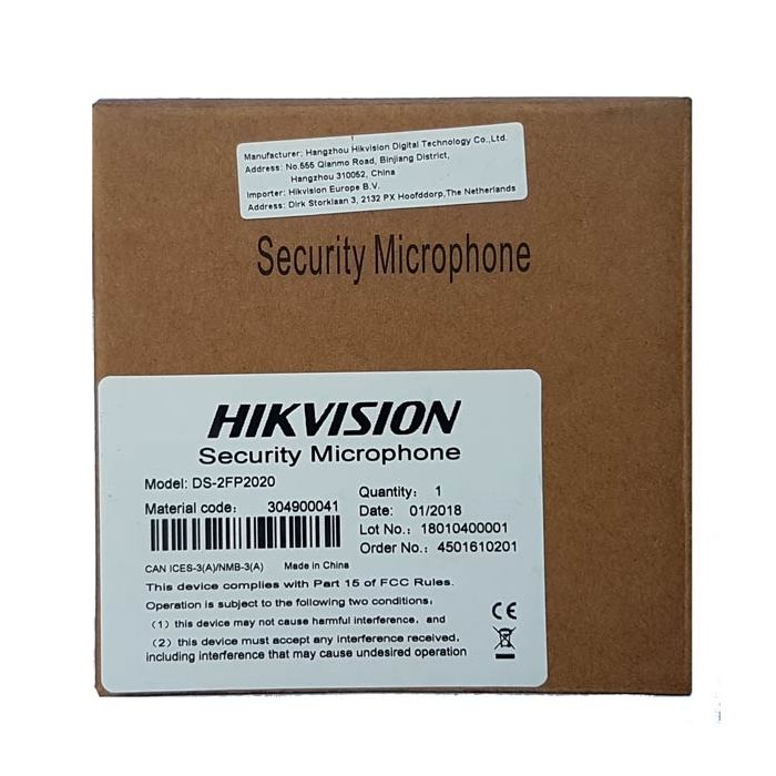 DS-2FP2020 CCTV Microphone from HIKVision