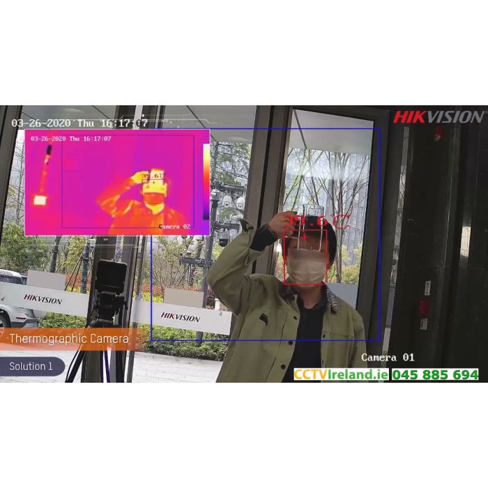 DS-2TD2617B-3/PA Temperature Screening Thermographic Bullet Camera
