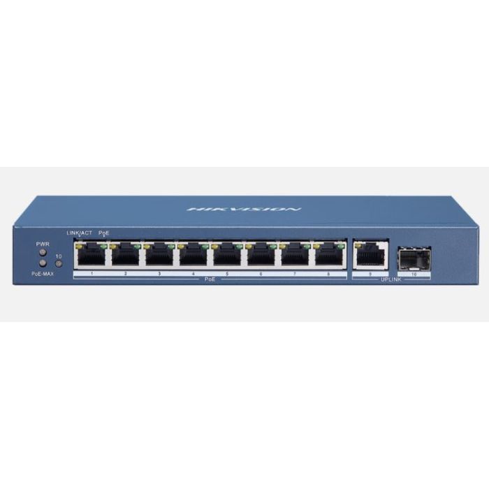 DS-3E0510P-E 8 Port PoE Gigabit switch 
