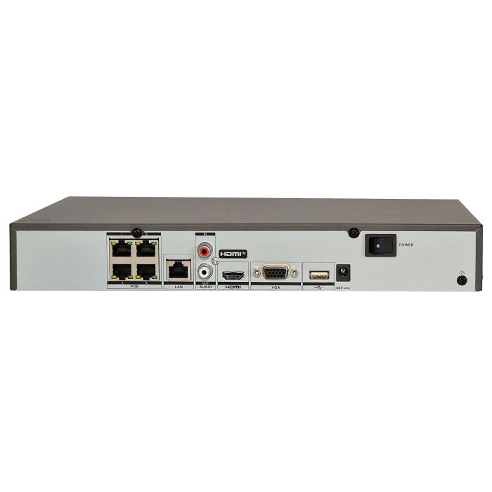 HIKVision DS-7604NXI-K1/4P 4 Channel 4K NVR Network Recorder 2TB