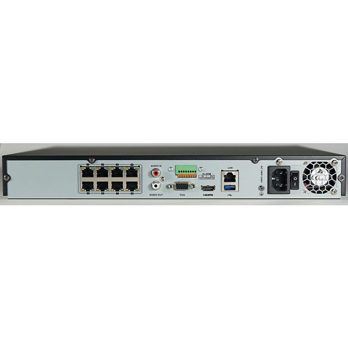 DS-7608NI-I2/8P 8 Channel 4K IP NVR with PoE 2TB