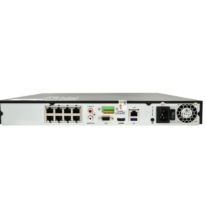 DS-7608NI-K2/8P 2TB 4K NVR with PoE from HIKVision