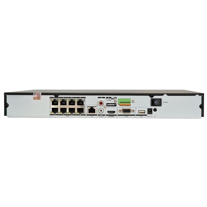 HIKVision DS-7608NXI-K2/8P 8 Channel 4K NVR Network Recorder 2TB