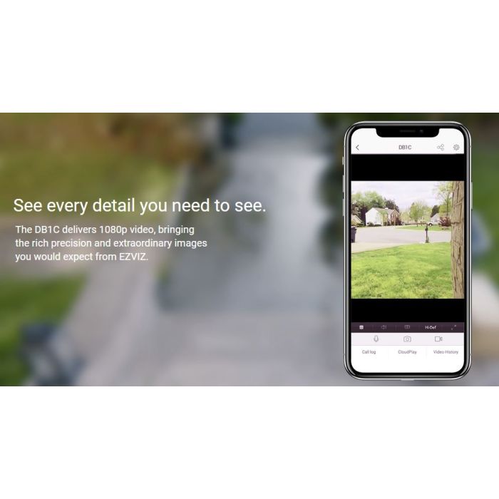 EZVIZ DB1C 2MP Wi-Fi Smart Doorbell 