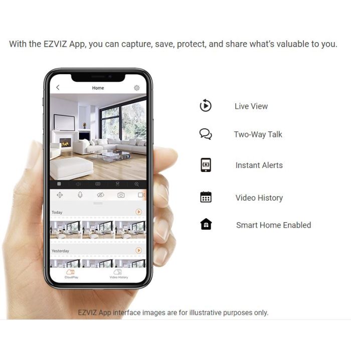 EZVIZ DB1C 2MP Wi-Fi Smart Doorbell 