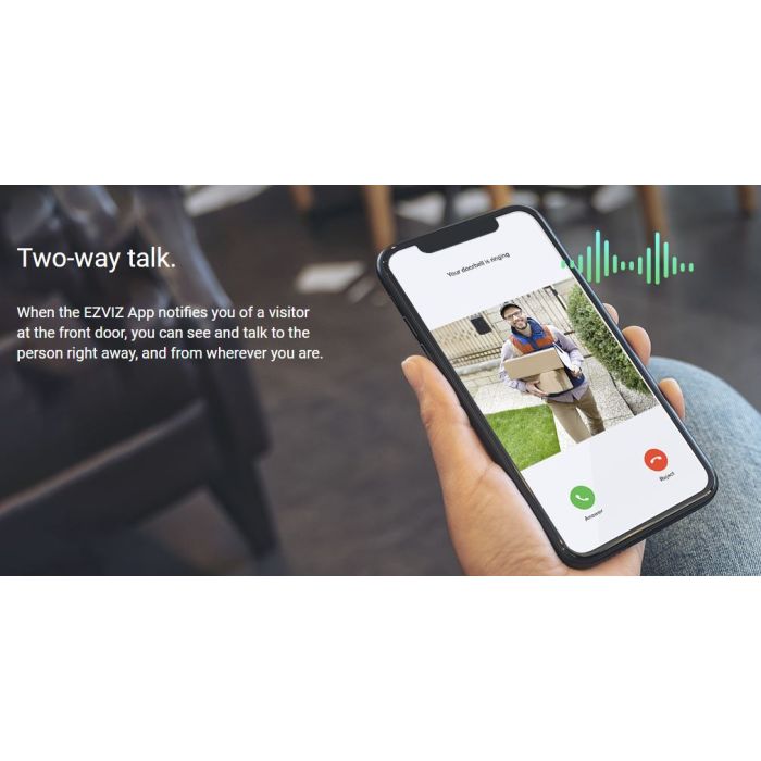 EZVIZ DB1C 2MP Wi-Fi Smart Doorbell 