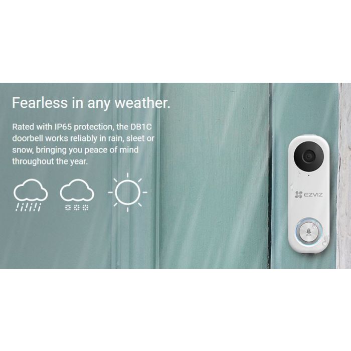 EZVIZ DB1C 2MP Wi-Fi Smart Doorbell 