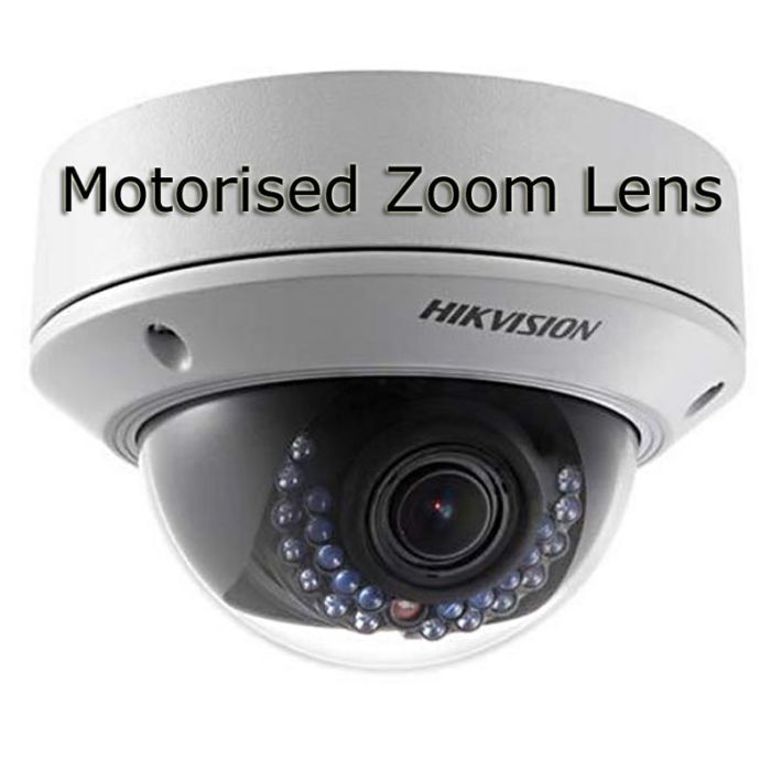 HIKVision DS-2CD2722FWD-IZ(S) 2MP Motorised Vandal Resistant Dome IP Network Camera with 30m IR