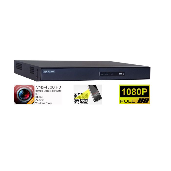 iDS-7216HQHI-M1/XT HIKVision  HD 3K 16 Channel CCTV Recorder with 4TB Hard Drive