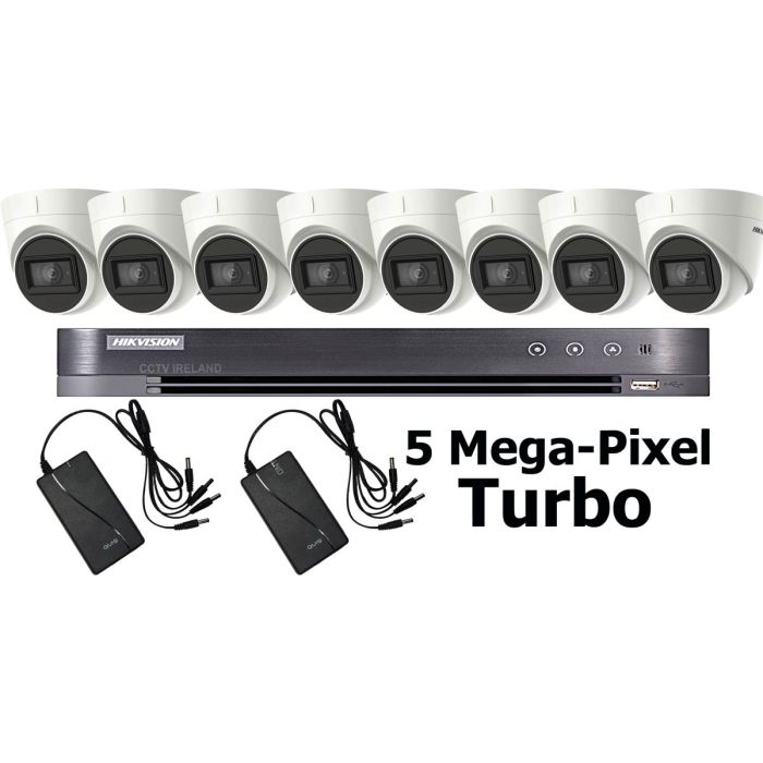 Eight Camera Budget High Definition 4MP Turbo Kit with 2TB HDD from HIKVision