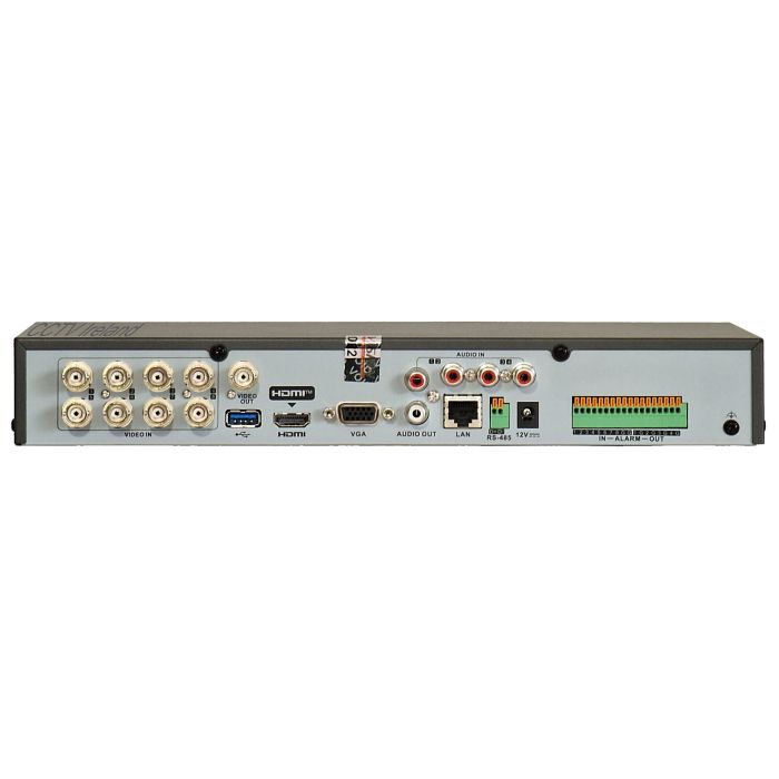 iDS-7208HUHI-M1/XT 8 Mega-Pixel 8 Channel 4K Turbo DVR & 2TB Hard Drive Bundle