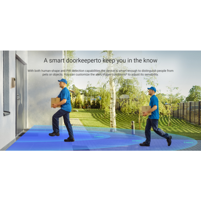 EZVIZ DB2 Pro Battery-Powered 2K Video Doorbell