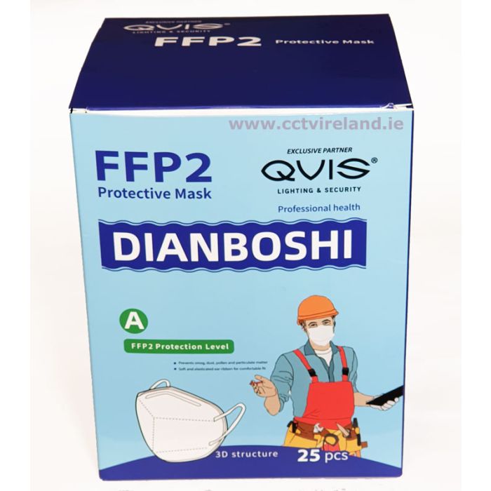 5 Pack FFP2 Face Mask from QVIS 