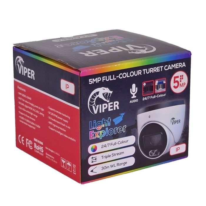 Two Camera 5MP IP CCTV Kit from QVIS