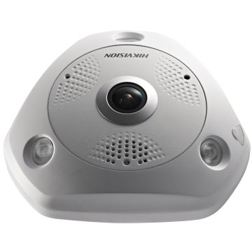 DS-2CD63C2F-IVS HD 12mp 360º View Fisheye Camera