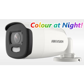 DS-2CE12HFT-F28 5MP ColorVu Fixed Turbo Bullet Camera with Colour At Night
