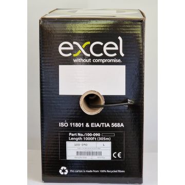 CAT6e 305 Metres external Waterproof UTP Twisted pair cable - Ideal for CCTV Cameras