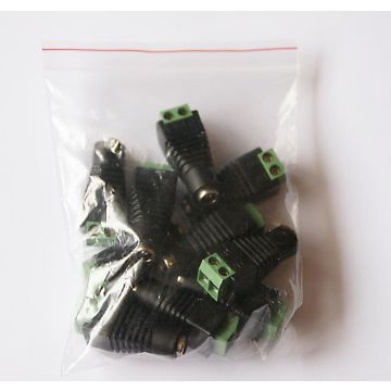 Female DC Power Plug for CCTV Cameras 10 Pack