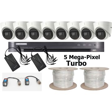 8 Camera CCTV Kit with 5MP Turbo Cameras from HIKVision