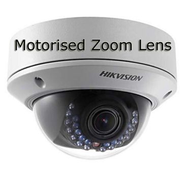 HIKVision DS-2CD2722FWD-IZ(S) 2MP Motorised Vandal Resistant Dome IP Network Camera with 30m IR