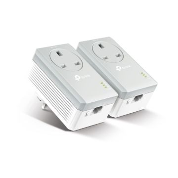 TP-Link TL-PA4010P KIT AV600 Passthrough Powerline Starter Kit