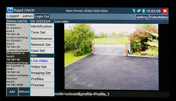 CCTV TESTER7-IP-3HD HIKVision IP Camera Sample Image TESTER7-IP-3HD HIKVision IP Camera Sample Image