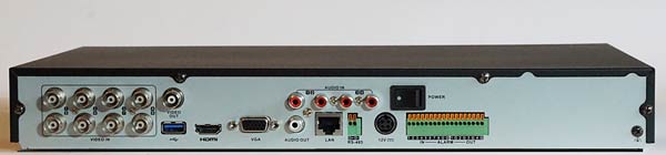 DS-7208HUHI-F2-N Rear Panel